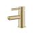 Isenberg 100.1000SB Single Hole Bathroom Faucet in Satin Brass PVD