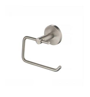 Flusso 100.1007BN Toilet Paper Holder - Round in Brushed Nickel PVD