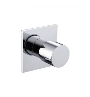 Flusso 100.4371CP 3-Way Diverter Shower Valve & Trim - 3/4″ - 3 Output - with Volume Control in Chrome