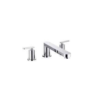 Flusso 110.2000CP Three Hole 8″ Widespread Two Handle Bathroom Faucet in Chrome