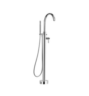 Flusso 145.1170CP Freestanding Floor Mount Bathtub Faucet / Tub Filler in Chrome