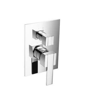 Flusso 150.2100CP Tub-Shower Trim With Pressure Balance Valve - 2-Output in Chrome