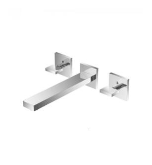 Flusso 160.1900TCP Two Handle Wall Mounted Bathroom Faucet Trim in Chrome