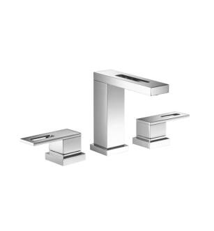 Flusso 160.2003CP Three Hole 8″ Widespread Two Handle Bathroom Faucet in Chrome