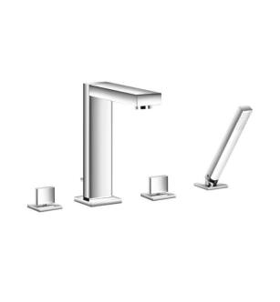 Flusso 160.2400CP 4 Hole Deck Mounted Roman Tub Faucet With Hand Shower in Chrome