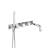 Isenberg 160.2691CP Wall Mount Tub Filler With Hand Shower in Chrome
