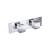 Isenberg 160.2717CP Trim For Horizontal Thermostatic Valve with 2 Volume Controls in Chrome