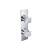 Isenberg 160.2740CP 3/4" Thermostatic Shower Valve & Trim - 2-Output in Chrome