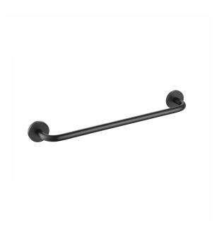 Flusso 100.1009MB Brass Towel Bar - 18″ - Round in Matte Black