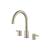 Isenberg 100.2410BN 3 Hole Deck Mount Roman Tub Faucet in Brushed Nickel PVD