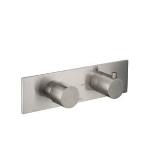 Flusso 100.2693TBN Horizontal Thermostatic Shower Trim in Brushed Nickel PVD