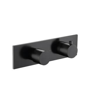 Flusso 100.2693TMB Horizontal Thermostatic Shower Trim in Matte Black