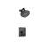 Isenberg 100.3050MB Shower Kit - 6″ Shower Head - Pressure Balance Valve & Trim in Matte Black