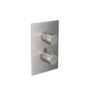 Flusso 100.4301BN 3/4″ Thermostatic Valve with 3-Way Diverter and Trim in Brushed Nickel PVD