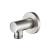 Isenberg 100.5502BN Shower Wall Supply Elbow - Round in Brushed Nickel PVD