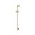 Isenberg 100.601023ASB Round Shower Slide Bar With Integrated Wall Elbow in Satin Brass PVD