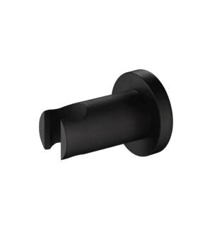 Flusso 100.8002MB Hand Shower Holder - Round in Matte Black