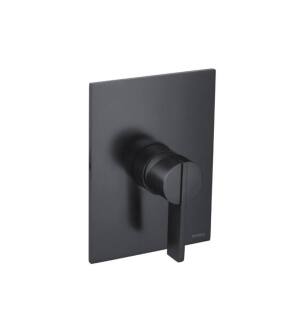 Flusso 145.2200MB Shower Trim With Pressure Balance Valve in Matte Black