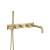 Isenberg 145.2691SB Wall Mount Tub Filler With Hand Shower in Satin Brass PVD