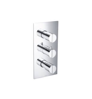 Flusso 145.4501TCP Thermostatic Trim Set in Chrome
