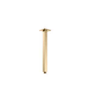 Flusso 160.12CSABB 12″ Square Ceiling Mount Shower Arm in Brushed Bronze PVD