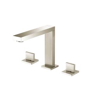 Flusso 160.2410BN 3 Hole Deck Mount Roman Tub Faucet in Brushed Nickel PVD