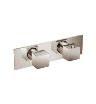 Flusso 160.2693PN 3/4" Horizontal Thermostatic Shower Valve and Trim - 1 Ouptut in Polished Nickel PVD