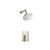 Isenberg 160.3000BN Single Output Shower Set With ABS Shower Head & Arm in Brushed Nickel PVD