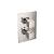 Isenberg 160.4101PN 3/4" Thermostatic Shower Valve & Trim - 1 Output in Polished Nickel PVD