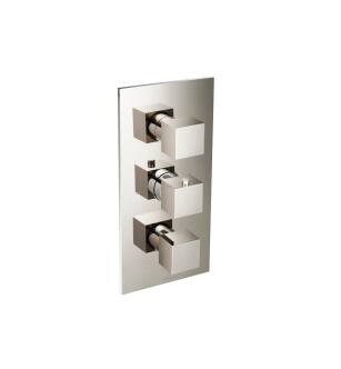 Flusso 160.4501TPN Thermostatic Trim Set in Polished Nickel PVD