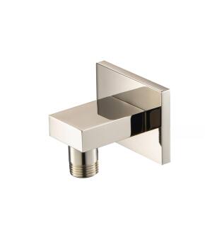 Flusso 160.5505PN Wall Elbow in Polished Nickel PVD