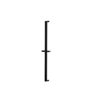 Flusso 160.601003AGB Shower Slide Bar in Gloss Black