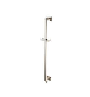 Flusso 160.601024APN Shower Slide Bar With Integrated Wall Elbow in Polished Nickel PVD