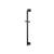 Isenberg 160.601024AMB Shower Slide Bar With Integrated Wall Elbow in Matte Black