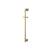 Isenberg 160.601024ASB Shower Slide Bar With Integrated Wall Elbow in Satin Brass PVD