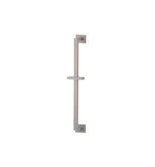 Flusso 160.601024ASG Shower Slide Bar With Integrated Wall Elbow in Steel Gray