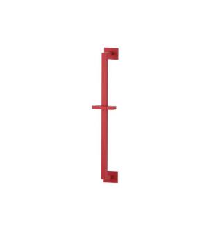 Flusso 160.601024ACR Shower Slide Bar With Integrated Wall Elbow in Crimson