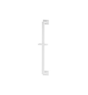 Flusso 160.601024AGW Shower Slide Bar With Integrated Wall Elbow in Gloss White