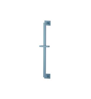 Flusso 160.601024ABP Shower Slide Bar With Integrated Wall Elbow in Blue Platinum