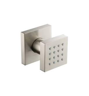 Flusso 160.6402BN Body Jet - With Swivel Action in Brushed Nickel PVD