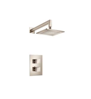 Flusso 160.7000PN Single Output Shower Set With Shower Head And Arm in Polished Nickel PVD
