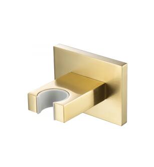 Flusso 160.8005SB Hand Shower Holder in Satin Brass PVD