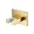 Isenberg 160.8005SB Hand Shower Holder in Satin Brass PVD