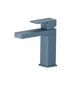 Flusso 196.1000BP Single Hole Bathroom Faucet in Blue Platinum