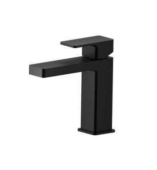 Flusso 196.1000GB Single Hole Bathroom Faucet in Gloss Black