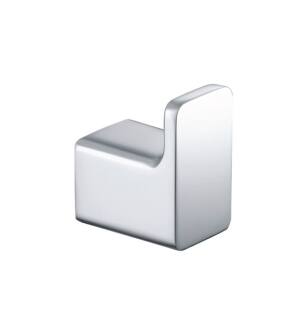 Flusso 196.1001CP Brass Bathroom Towel / Robe Hook in Chrome