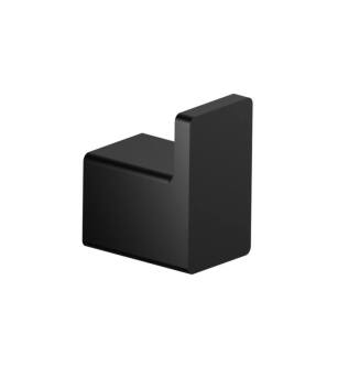 Flusso 196.1001GB Brass Bathroom Towel / Robe Hook in Gloss Black