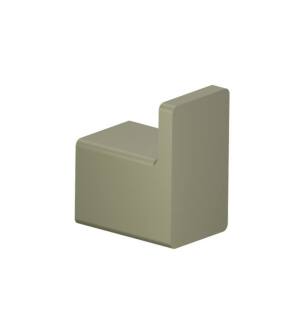 Flusso 196.1001AG Brass Bathroom Towel / Robe Hook in Army Green