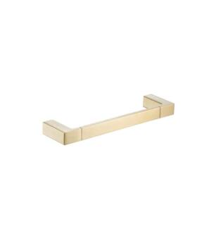 Flusso 196.1008SB Brass Towel Ring / Mini Towel Bar - 8" in Satin Brass PVD