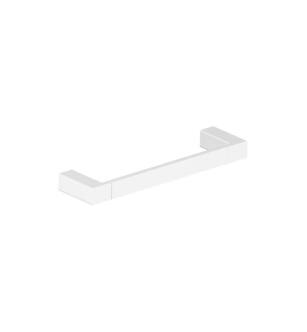 Flusso 196.1008GW Brass Towel Ring / Mini Towel Bar - 8" in Gloss White